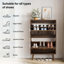 Armoire à chaussures moderne avec finition rainurée verticale-827269418