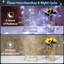 Guirlandes lumineuses extérieures imperméables 9,8 pi 30 DEL, blanc froid à piles avec minuterie, fil transparent pour décorations d'intérieur et d'extérieur-132727571