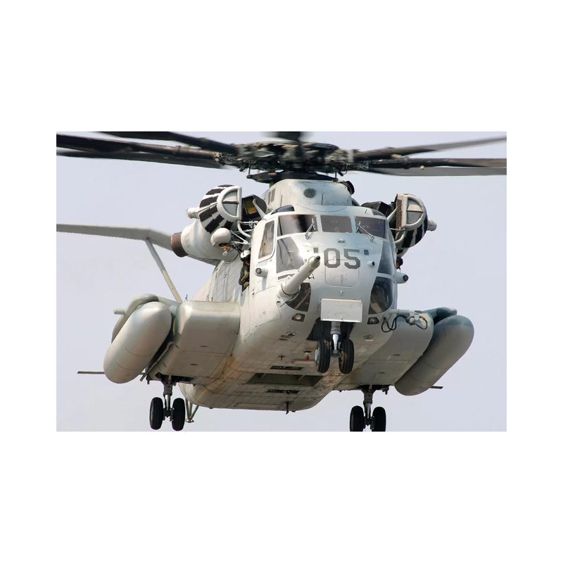 A US Marine Corps CH-53E Super Stallion by Stocktrek Images - Wrapped Canvas Print, 20.32 cm H x 30.48 cm W