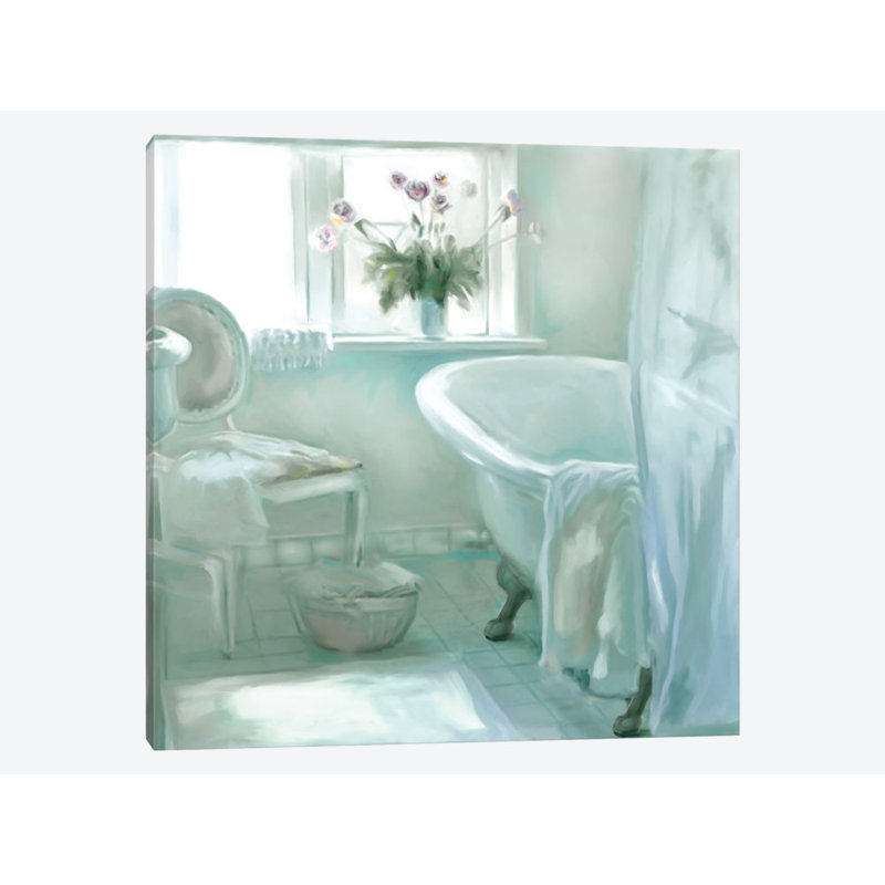 «Ambiance», reproduction sur toile, H 26 po x l 26 po x P 1,5 po, Toile tendue