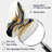 Roze Black, White And Gold Liquid Art II - Liquid Ink Asymmetrical Metal Wall Art, Modern Unique Shape Metal Art Print-845178590