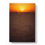 Sunset Over A Salt Lake In Iran In Abstract - Wrapped Canvas-55341605