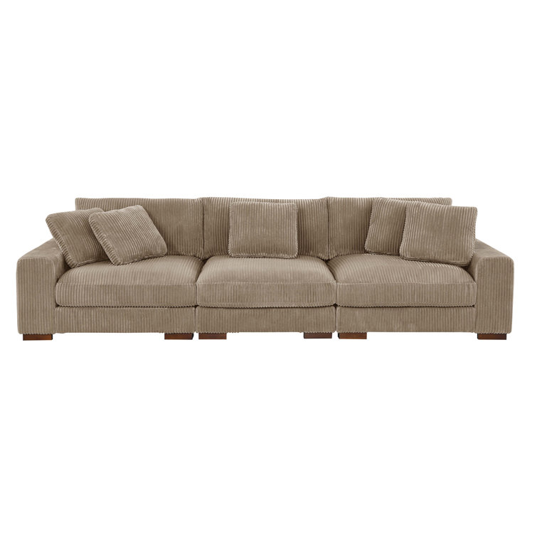 Kijuana Square Arm Sofa with Reversible Cushions