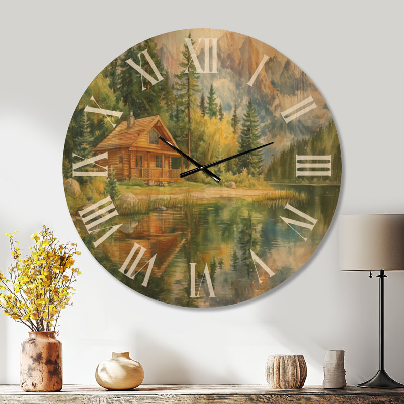 Horloge murale Scenic Rustic, Oversized