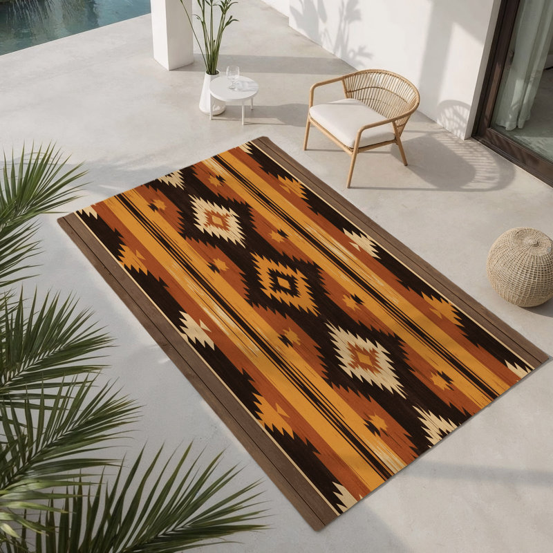 Tapis intérieur et extérieur Sacred Canyon, Rectangulaire 8 pi x 10 pi
