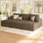 Bianca Wide Plush Corduroy 110.83 Inch Oversized Sofa Bed Storage Modular Couch-851752196