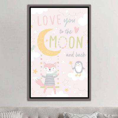 To the Moon II par Nina Seven - reproduction d'art