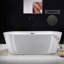Baignoire de trempage autoportante en acrylique 71 po. X 32 po.-50500044