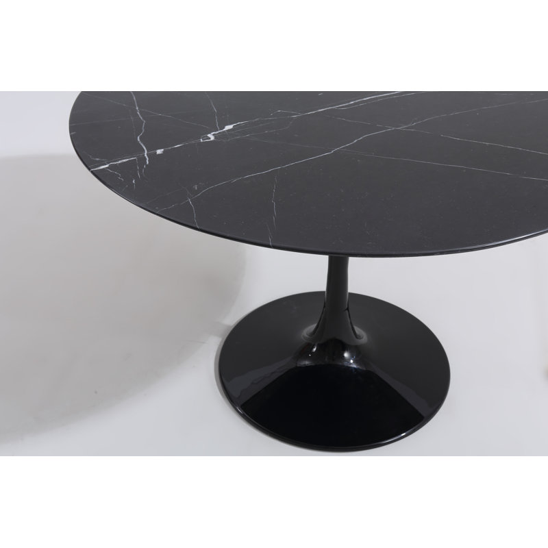 Table de salle à manger Rodiguez, Noir