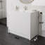 Isabella 40 po L x 18 po P 2 portes et 2 tiroirs Meuble-lavabo autoportant avec évier simple et Comptoir en Céramique blanc