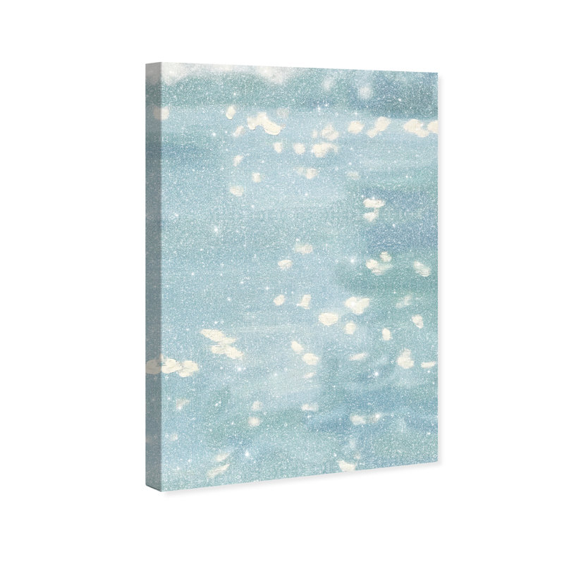 Lights on the Water I Canvas Abstract Print by Oliver Gal, Black Frame, 10 x 15, 15"H x 10"W, Canvas Unframed