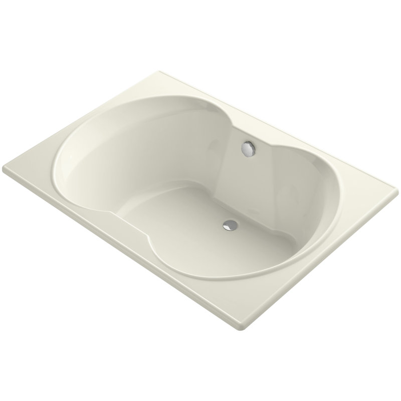 Baignoire de trempage 60" x 42" Overture, Biscuit