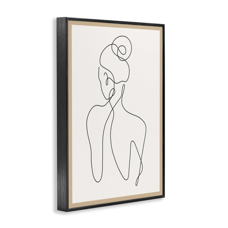 Giclée encadrée, dessin par LSR Creative Studio, Giclée encadrée noir minuit, H 24 po x l 16 po