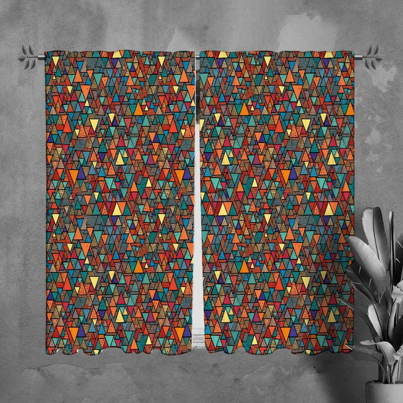 Paire de rideaux obscurcissant en polyester Rawia, L 20 po x H 82 po