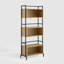 Duryea 162 cm H x 67 cm W Stainless Steel Bookcase
