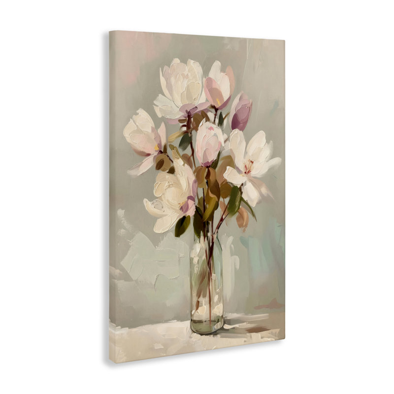 Toile «Blossoming Floral Arrangement», conception par Creative Studio, H 24 po x l 16 po