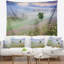 Tapisserie en polyester, du matin avec accessoires suspendus et inclus-28489962