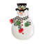 Christmas Tree SNOWMAN DISH