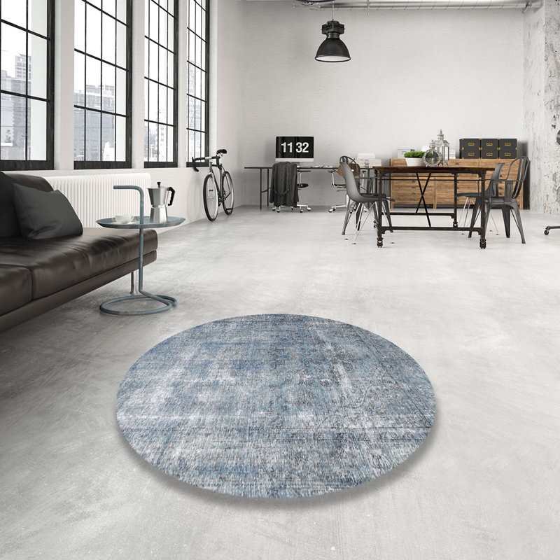 Ahsun Oriental Indoor Rug, Round 6'