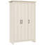 Limestone 3 Door Manufactured Wood Wardrobe-372906750