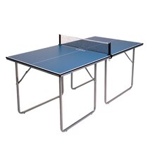 HOMCOM Table de ping pong tennis de table pliable 8 roues - filet