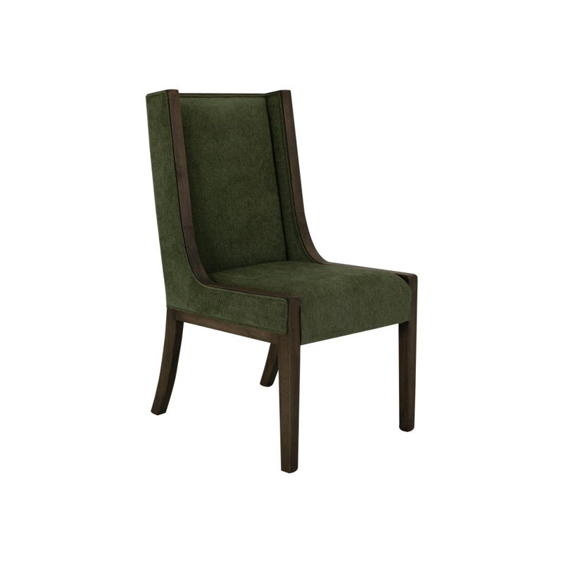 Chaise rembourrée en bois
