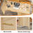 54" Executive Desk with File Cabinet 