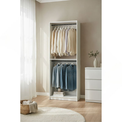 Prosper 32" Wood Walk-In Closet With Rods
