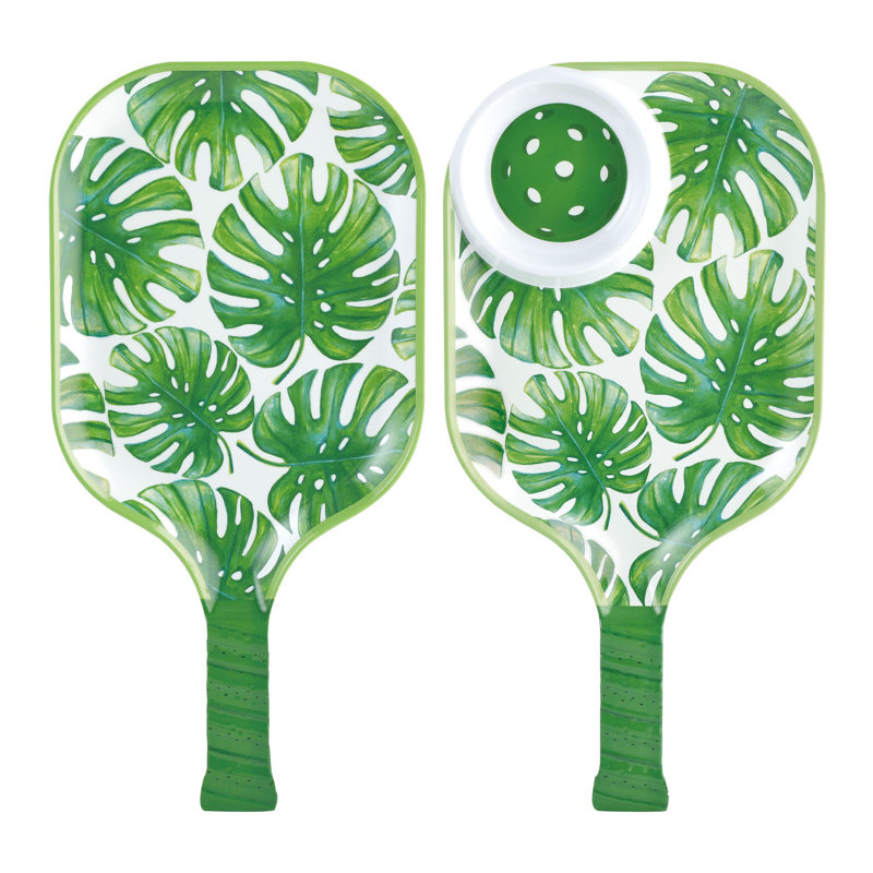 15 3/4" Pickleball Paddle Tray S2, Monstera