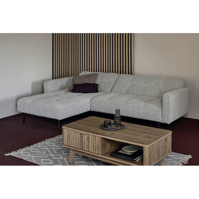 Canapé modulaire Emerie Posh, Salt Peppa Boucle, Noir