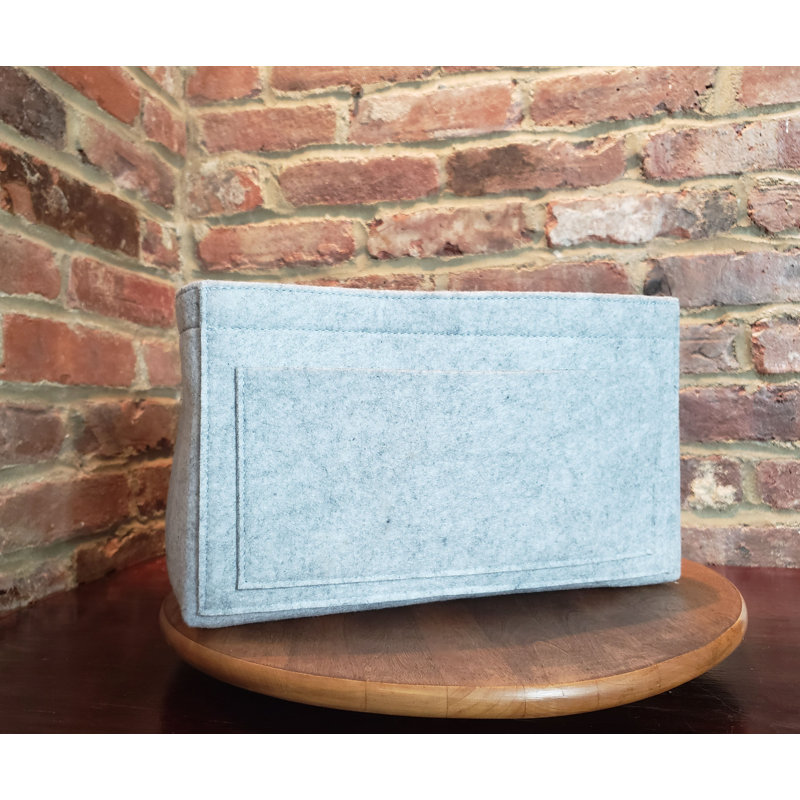 Tissu et panier en feutre à section amovible organizer, Gris