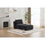 Canapé modulaire en mousse à mémoire de forme moderne, méridienne simple pour le salon, canapé modulaire Cloud pour animaux de compagnie, tissu en velours côtelé, repose-pieds mobile, aucun assemblage requis-1381129876