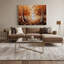 Halloween, feuilles d'automne et arbres, art mural brun-1977148538