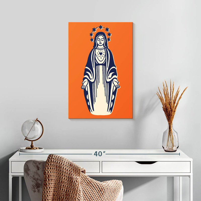 Leisha, Vierge Marie, H 24 po x l 16 po