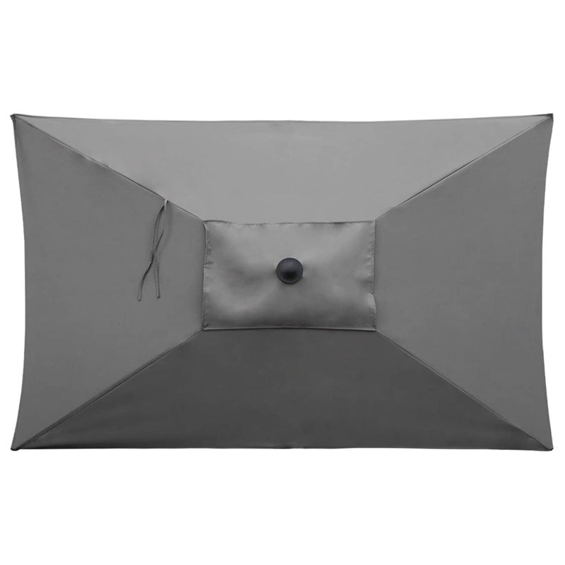 Bohrer 210cm X 140cm Rectangular Traditional Parasol, Cappuccino