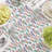 Rectangular Floral Cotton Twill Tablecloth-1237445634