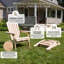 Chaise Adirondack pliante Eswer
