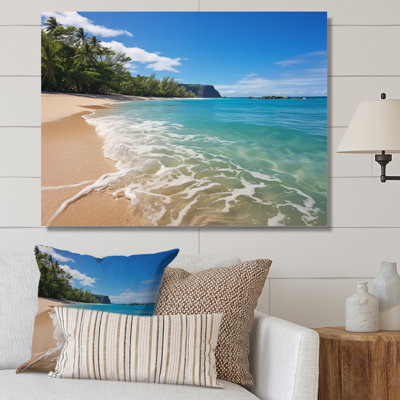 Hawaii Golden Shores II - Hawaii Wall Art Living Room