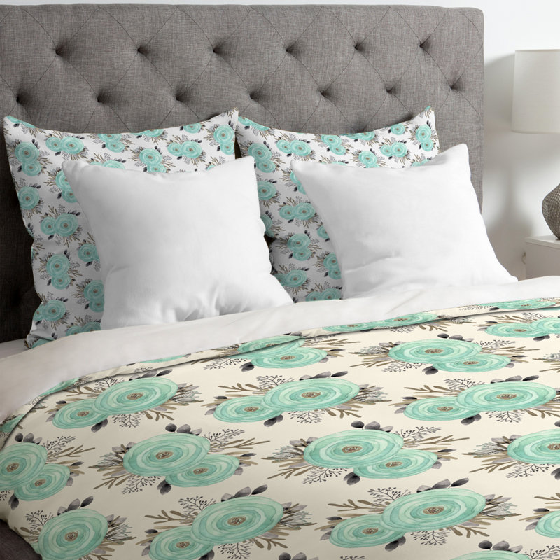 Iveta Abolina Traditional Floral Duvet Cover, King Duvet Cover
