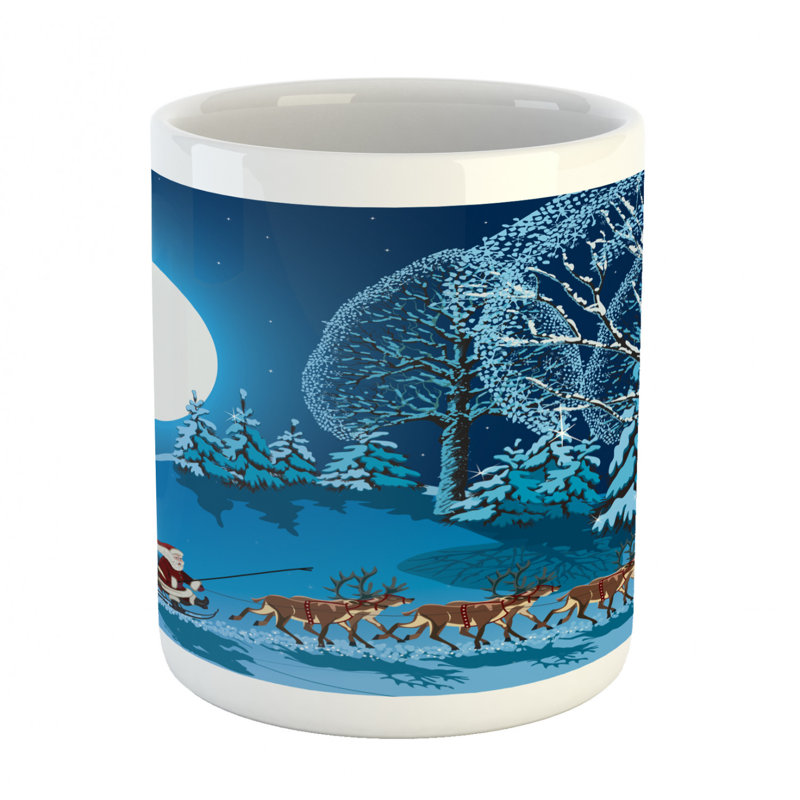 Grande tasse à café santa
