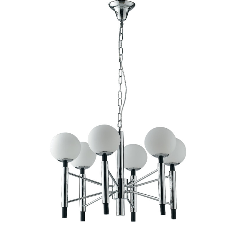 Libra 6 - Light Shaded Chandelier