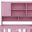 Multifunctional Wood Platform Bed With Bookshelf At The Head Of The Bed, Built-In Desk And Matching Chair-1985540529