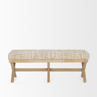 Yara Polyester Upholstered Bench