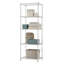  Étagère grillagée en métal à 5 niveaux 24 po x 18 po x 72 po Basics Ecostorage® / chrome-1275146245