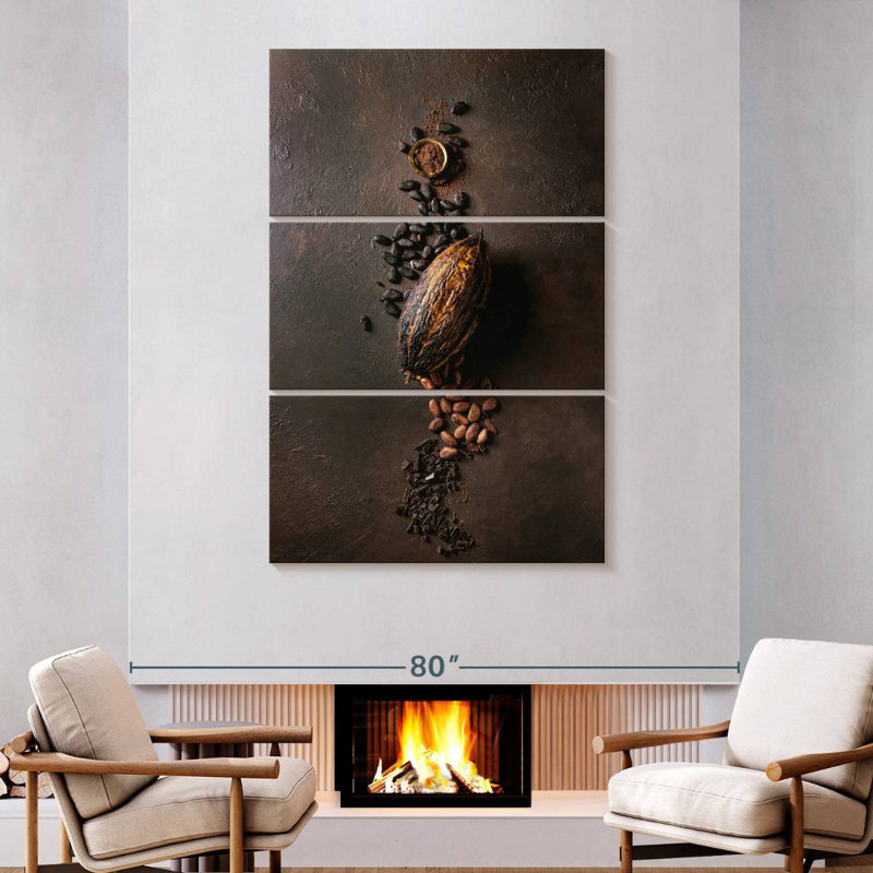 Yarlin Cocoa Beans Assortment, 74" H x 48" W
