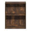Étagère à livres à 2 niveaux, petite bibliothèque avec tablette ouverte, 21 x 55 x 69 cm, idéale pour le rangement et l'organisation, pour le salon, la chambre ou le bureau, couleur pin ambré.-126594833