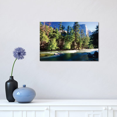 " Merced River With The El Capitan, Yosemite National Park, California " by George Oze