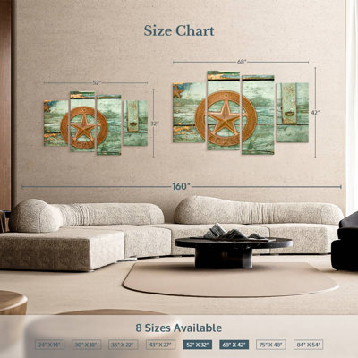 Lelar Rusted Texas Star