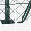 Vidaxl Chain Link Fence With Posts Steel-116797811-116797812
