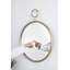 Miroir mural 26 "x 32" avec cadre en métal-13357178
